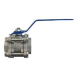 Válvula de Esfera Tripartida 2" BSP Passagem Reduzida - Semi Inox com Vedação em Teflon Reforçado - S1000 - CL300 - Cód: 370020 - Imagem 4