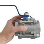 Válvula de Esfera Tripartida 2" BSP Passagem Reduzida - Semi Inox com Vedação em Teflon Reforçado - S1000 - CL300 - Cód: 370020 - Imagem 3