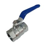 Válvula de Esfera / Alavanca Rosca 1/4" BSP Passagem Plena - PN30 - Cód: 370120