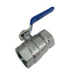 Válvula de Esfera / Alavanca Rosca 1/4" BSP Passagem Plena - PN30 - Cód: 370120 - Imagem 4